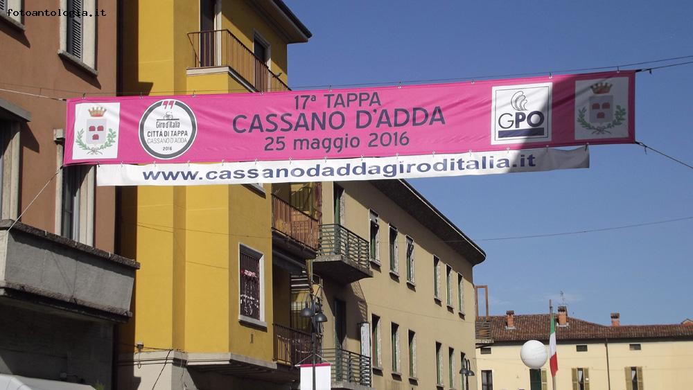 Cassano d'Adda accoglie il Giro d'Italia 2016