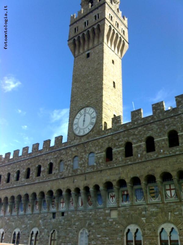 Palazzo Vecchio visto dal terrazzo degli Uffizzi