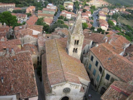 Capalbio vista dall'alto