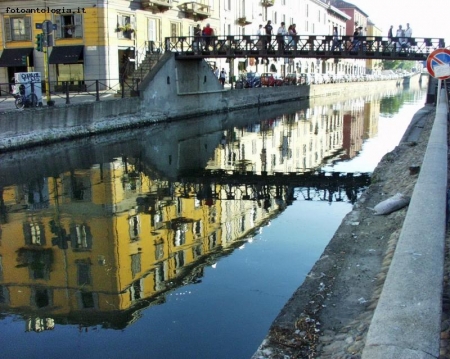 Naviglio Grande - "el pont de fer".