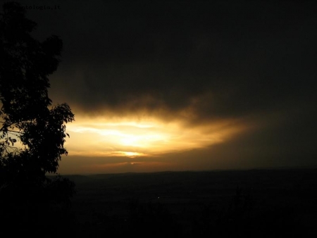 tramonto dopo una tempesta