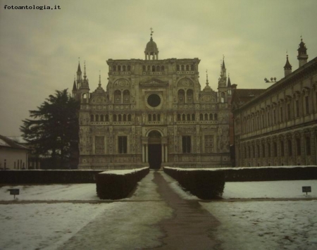 Certosa di Pavia in inverno