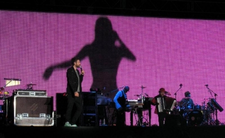 Jovanotti sul palco di Genova