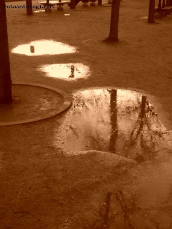 riflessi nella pioggia