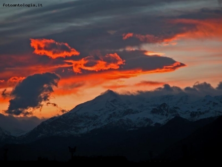 Nubi al tramonto