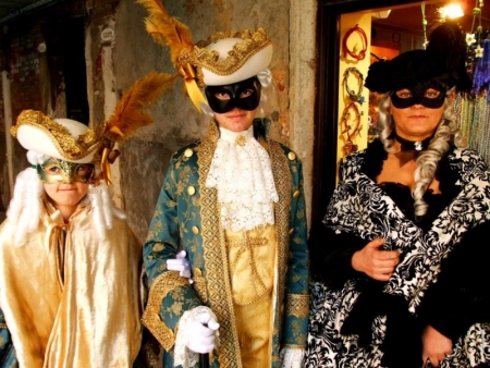 Carnevale nei pressi di Rialto