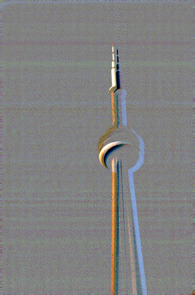 Toronto CN Tower - Idea di linee e curve