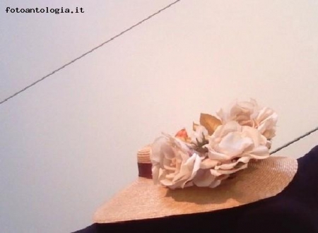 rose sul cappello