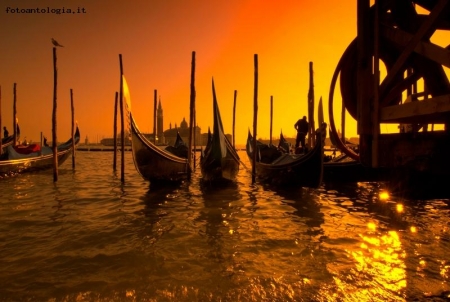 tramonto a venezia