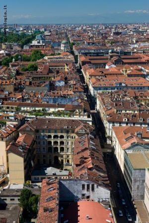 Vista Mole Torino Via San massimo