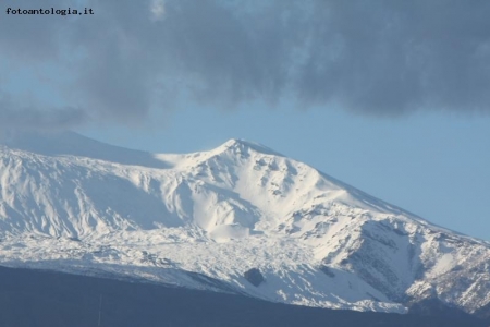 l'etna innevata