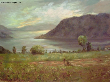 Tramonto sul lago d'Iseo