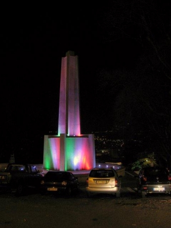 Trieste, fontana luminosa