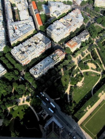 la torre Eiffel ... vista dalla torre Eiffel ...