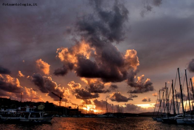 nuvole sul porto