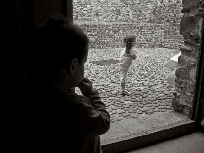 non mi degna neppure di uno sguardo....(castello di pontremoli)