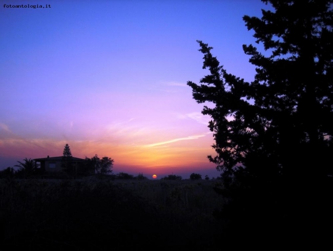 Meraviglia in un tramonto