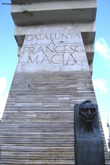 Barcellona, monumento a Francesc Macia