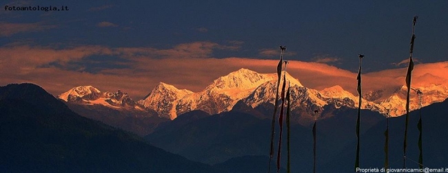 SIKKIM-TRAMONTO SUL KANCHENJUNGA