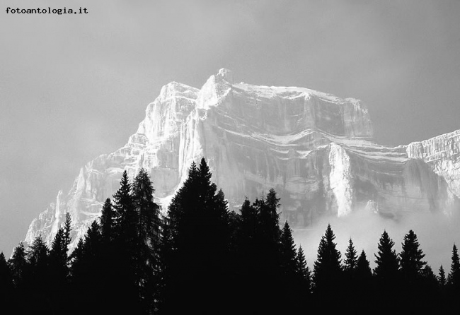 dolomiti ...una mia passione.....Nebbie sul pelmo