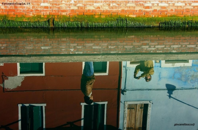 il fotografo...nel canale...