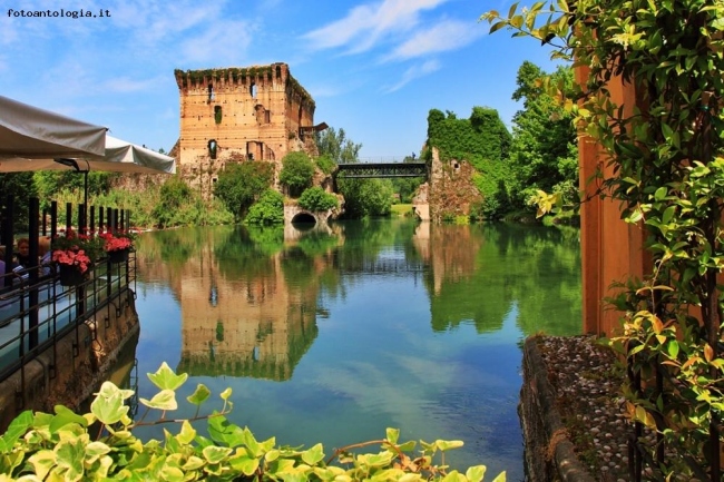 Ponte visconteo visto da Borghetto