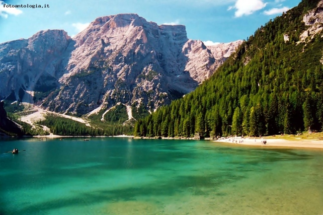 Panorama lago di Braies