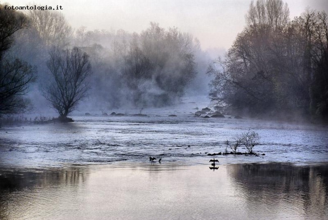 Inverno sul fiume Adda