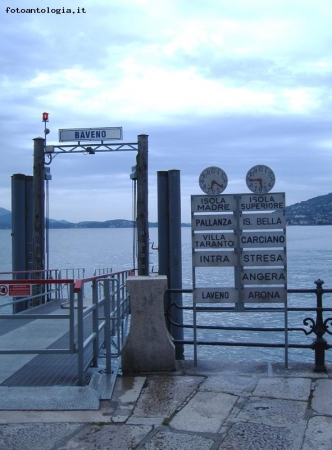 Baveno, in una giornata uggiosa