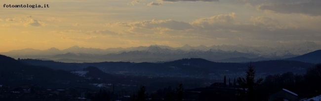 Panoramica sulle alpi