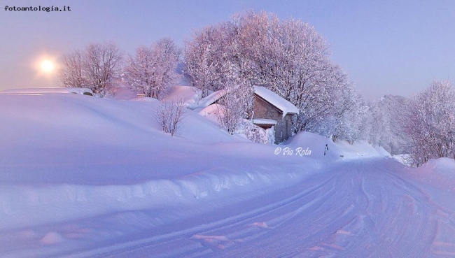 una fredda mattina d'inverno