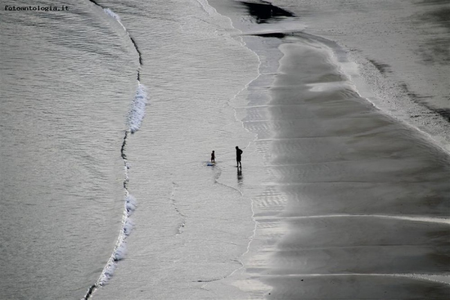 persi in spiaggia