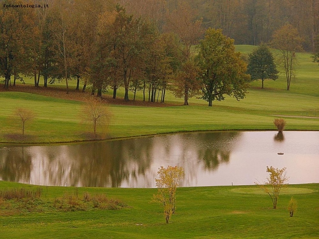 vista sul campo da golf