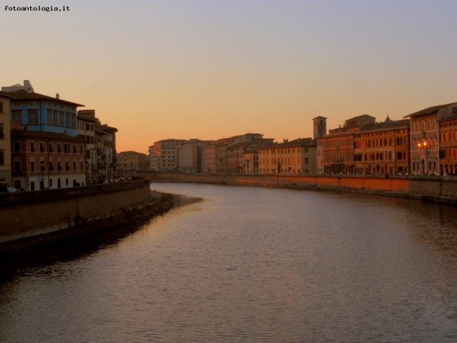 Pisa vista dal Ponte di Mezzo