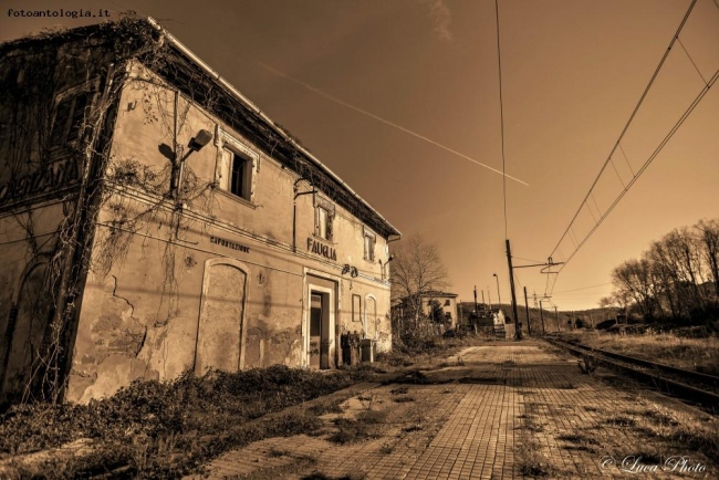 La stazione abbandonata...