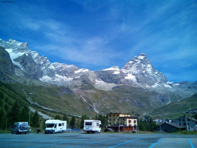 Salendo verso il Cervino 