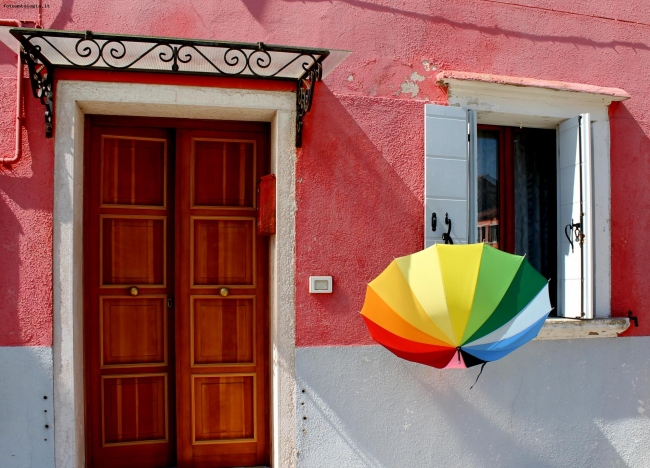 L'arcobaleno alla finestra