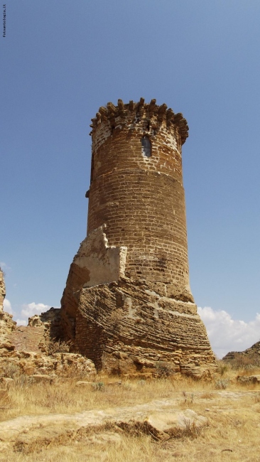 ruderi del castello di Poggio Diana - Ribera