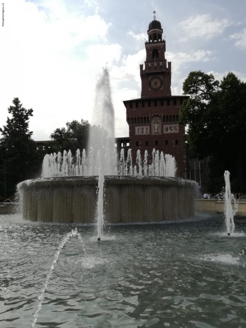 Milano, passeggiando nei pressi del Castello Sforzesco