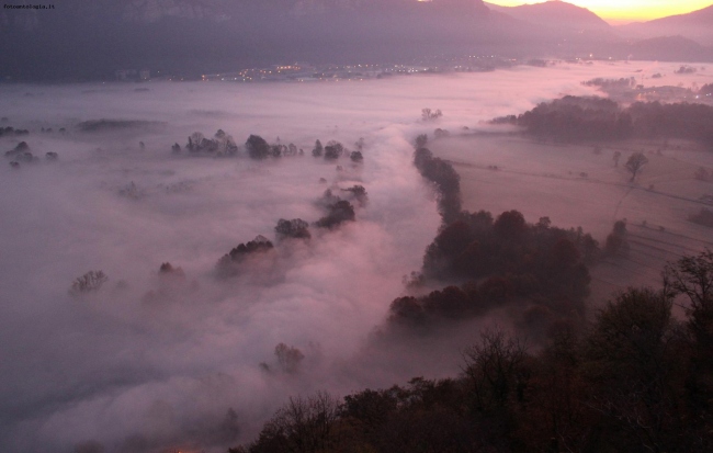 Nebbia sull'Adda