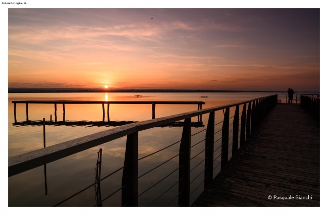 Il pontile sul lago