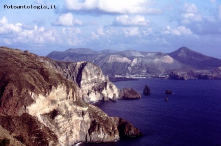 L'isola di Vulcano vista da Lipari