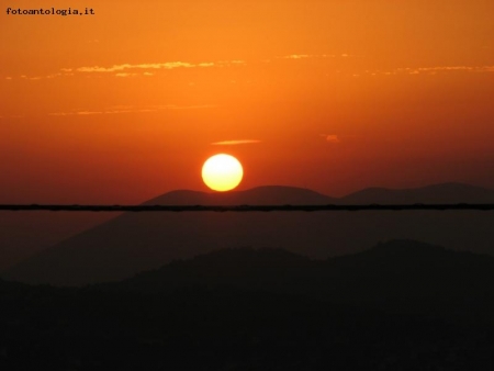 tramonto dal belvedere