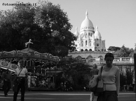 Sulle scale di Montmartre