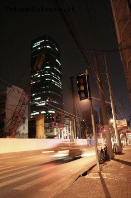 Shanghai street at night.