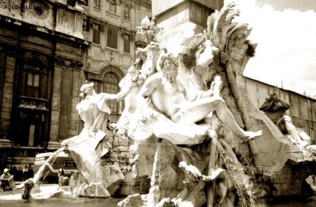 Roma - Fontana dei quattro fiumi