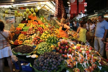 mercato de la Bouqueria Barcellona