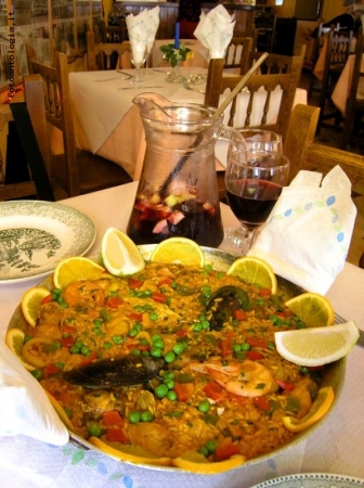 Paella e sangria