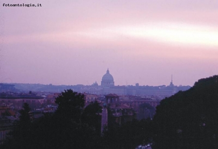 tramonto a Roma