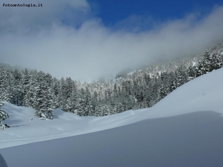 Nevicata al Monginevro